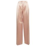 Pre-owned Satin bottoms Gucci Vintage , Pink , Dames