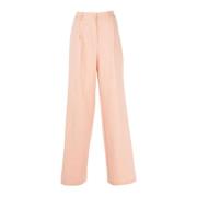 Elegante Palazzo Broek Paars Outlet Pinko , Pink , Dames