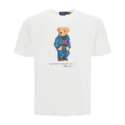 Klassieke Fit Polo Bear T-shirt Polo Ralph Lauren , White , Heren