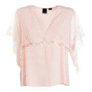 Elegante Zomer Top Perzik/Roze Pinko , Pink , Dames