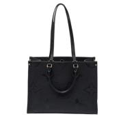 Pre-owned Leather totes Louis Vuitton Vintage , Black , Dames