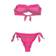 Bikini Fascia E Slip Nodi Regolabile Frou Frou Ethos F**k , Pink , Dam...