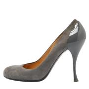 Pre-owned Suede heels Miu Miu Pre-owned , Gray , Dames