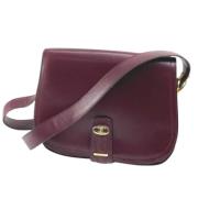 Pre-owned Leather celine-bags Celine Vintage , Red , Dames