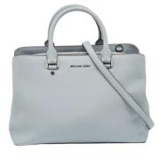 Pre-owned Leather totes Michael Kors Pre-owned , Blue , Dames