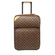 Pre-owned Leather travel-bags Louis Vuitton Vintage , Brown , Dames