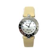 Pre-owned Stainless Steel watches Bvlgari Vintage , White , Dames