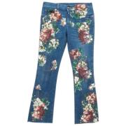 Pre-owned Denim jeans Gucci Vintage , Blue , Dames