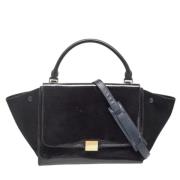 Pre-owned Leather handbags Celine Vintage , Black , Dames