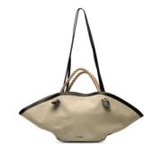 Pre-owned Leather handbags Jil Sander Pre-owned , Beige , Dames