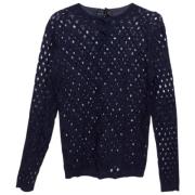 Pre-owned Knit tops Louis Vuitton Vintage , Blue , Dames