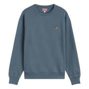 Lucky Tiger Classic Sweatshirt Kenzo , Blue , Heren