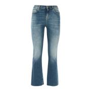 Blauwe Denim Jeans voor Dames Pinko , Blue , Dames