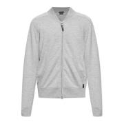 Zip-Up Cardigan Tom Ford , Gray , Heren