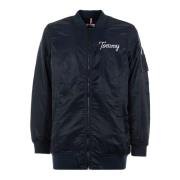 Heren Winter Bomber Jack Tommy Hilfiger , Blue , Heren