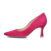 Roze Suède Kittenheel Pump Paul Green , Pink , Dames