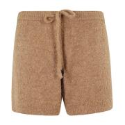 Comfortabele Gebreide Trui Roberto Collina , Beige , Dames