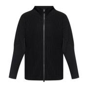 Geplooide rits-trui Issey Miyake , Black , Heren