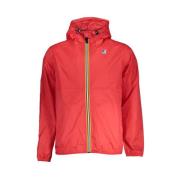 Waterdichte Hoodie Jacket K-Way , Red , Heren