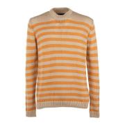 Gestreepte Crewneck Sweater Heren Rood Liu Jo , Multicolor , Heren