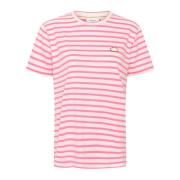 Gestreept T-shirt Chateau Rose Saint Tropez , Pink , Dames