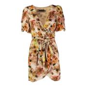 Korte Bloemen Zomerjurk Patrizia Pepe , Multicolor , Dames