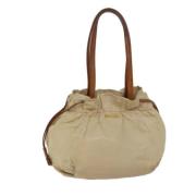 Pre-owned Leather prada-bags Prada Vintage , Beige , Dames