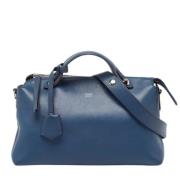 Pre-owned Leather handbags Fendi Vintage , Blue , Dames