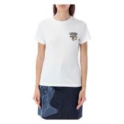 Off White Tiger Varsity T-Shirt Kenzo , White , Dames