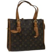 Pre-owned Canvas handbags Louis Vuitton Vintage , Brown , Dames