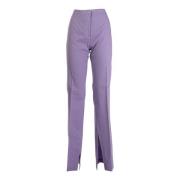 Elegante Zomer Linnen Broek Pinko , Purple , Dames