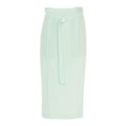 Blauwe Lange Rok Outlet Prijs Patrizia Pepe , Blue , Dames