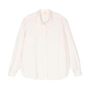 Wit Shirt Bettina Reliëf Katoen Barena Venezia , White , Dames