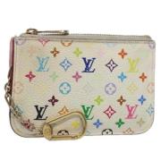 Pre-owned Canvas wallets Louis Vuitton Vintage , White , Dames