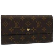 Pre-owned Canvas wallets Louis Vuitton Vintage , Brown , Dames