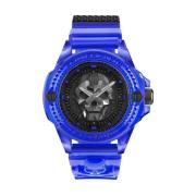 Skull Scuba Duba Edition Horloge Philipp Plein , Blue , Dames