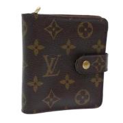 Pre-owned Canvas wallets Louis Vuitton Vintage , Brown , Dames