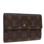 Pre-owned Canvas wallets Louis Vuitton Vintage , Brown , Dames