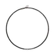 Zwarte Stenen Ketting Lodola Max Mara Weekend , Black , Dames