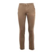 Klassieke Straight Leg Broek voor Mannen Sun68 , Brown , Heren