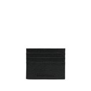 Licht Grijs Zwart Creditcardhouder Emporio Armani , Black , Heren