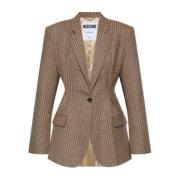 Wollen Blazer Moschino , Beige , Dames