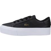 Platform Sneakers voor modebewuste vrouwen Lacoste , Black , Dames