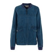 Blauwe Jeansjas voor Vrouwen Tommy Hilfiger , Blue , Dames