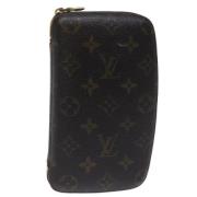 Pre-owned Canvas wallets Louis Vuitton Vintage , Brown , Dames