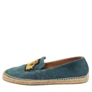 Pre-owned Suede flats Christian Louboutin Pre-owned , Blue , Heren