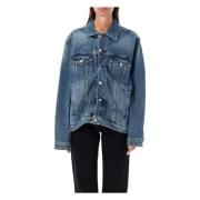 Vintage Blue Wire Denim Jacket Y/Project , Blue , Dames