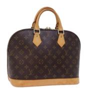 Pre-owned Canvas handbags Louis Vuitton Vintage , Brown , Dames