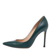 Pre-owned Leather heels Gianvito Rossi Pre-owned , Green , Dames