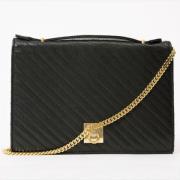 Pre-owned Leather celine-bags Celine Vintage , Black , Dames